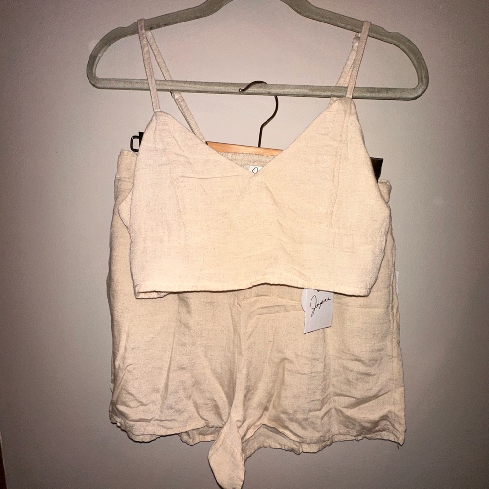 Japna 2 Piece Set Shorts and Tank top Women’s Size Large NWT